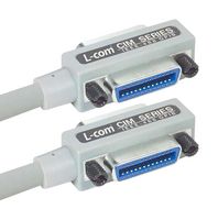 L-COM CIM24-1M Computer Cable, IEEE-488 / GPIB 24 Position Plug + IEEE-488 / GPIB 24 Position Receptacle