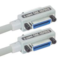 L-COM CIM24-6M Computer Cable, IEEE-488 / GPIB 24 Position Plug + IEEE-488 / GPIB 24 Position Receptacle