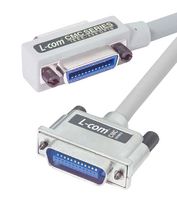 L-COM CMC24-4M Cable de Computadora, Receptáculo de 24 posiciones IEEE-488 / GPIB de 90°