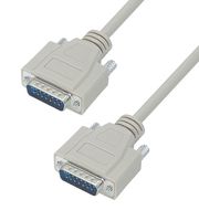 L-COM CSMN15MM-15 Cable de Computadora, Conector D-Sub Macho de 15 Posiciones