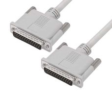 L-COM CSM84AA-1M Computer Cable, IEEE 1284 Plug, D Sub 25 Position Plug, 3.3 ft, 1 m, Light Gray, CSM84AA Series
