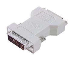 L-COM DMB603MF Adaptador de Conector, DVI-D, 24 Posiciones, Plug, DVI-I, 24 Posiciones, Receptacle