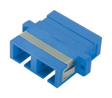 L-COM FOA-005A Fiber Optic Adapter, SC Duplex, SC Duplex, Jack, Jack, Straight Panel Adapter