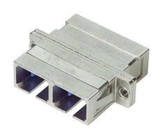 L-COM FOA-005M Fiber Optic Adapter, SC Duplex, SC Duplex, Jack, Jack, Straight Panel Adapter