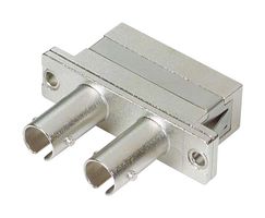 L-COM FOA-006MA Fiber Optic Adapter, SC Duplex, ST Duplex, Jack, Jack, Straight Panel Adapter