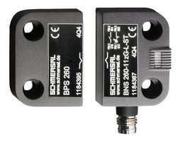Safety Interlock Switch, BNS 260 Series, SPST-NO, DPST-NC, 6 Pin M8 Connector, IP67