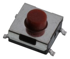ALCOSWITCH - TE CONNECTIVITY 1571621-1 Tactile Switch, FSM4LP Series, Top Actuated, Surface Mount, Round Button, 260 gf, 50mA at 32VDC