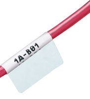 PANDUIT S075X100VATY Label, Self Laminating, 25.4 mm, 101.6 mm, Vinyl, White