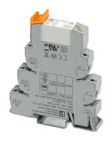 PHOENIX CONTACT 2967073 Power Relay, DPDT, 24 VAC/VDC, 6 A, PLC-INTERFACE Series, Socket, Non Latching