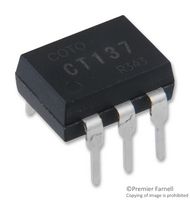 COTO TECHNOLOGY CT137 MOSFET Relay, SPST-NO (1 Form A), AC / DC, 60 V, 400 mA, DIP-6, Through Hole