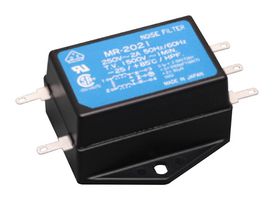 KEMET MR-2021 Power Line Filter, General Purpose, 250 V, 2 A, Single Phase, 1 Stage, Chassis Mount