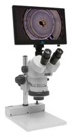 AVEN SPZV-50E-514-260 Trinocular Microscope, 108mm Working Distance, 6.7x to 50x, LED, SPZV-50E Series