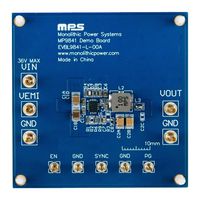 MONOLITHIC POWER SYSTEMS (MPS) EVBL9841-L-00A Evaluation Board, MP9841GL, MPQ9841GL, Synchronous Step Down Converter, Power Management