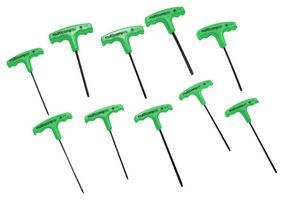 MULTICOMP PRO MP013233 Juego de Llaves Torx, T6/T7/T8/T9/T10/T15/T20/T25/T27/T30, Mango-T, Acero, 10 Piezas