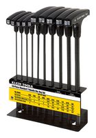KLEIN TOOLS 70157 T-Handle Hex-Key Set, 8 Piece, Metric