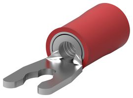 AMP - TE CONNECTIVITY 52928-1 Fork / Spade Tongue Terminal, PIDG Series, 22AWG to 16AWG, 1.42 mm², M3, #5, Nylon (Polyamide)