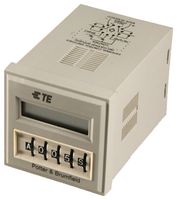 TE CONNECTIVITY - POTTER&BRUMFIELD CNT-35-96 Panel Mount Timer, Multifunction, Time Delay, 24 V, 240 V, 0.1 s, 9990 h, 45 mm, 45 mm