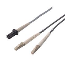 L-COM FODZMT-LC-03 FO CABLE, MTRJ-LC DUPLEX, OM1, 9.8