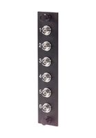 L-COM FSP-FC-APC Patch Panel, FC/APC Coupler, 6 Ports, FSP Series
