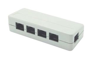 L-COM JMOD4U-1 Splitter, ISDN, 5 RJ45 8x8, Fully Wired, Unshielded