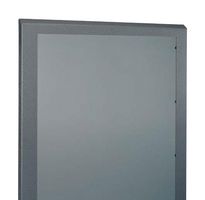 L-COM PFD-40 Accesorio de Carcasa, 40U, Front Door, L-com WRK Series Rack Enclosures, Plexiglass, Negro, 1.8 m