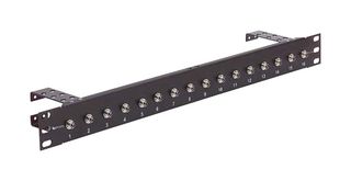 L-COM PR175FC16CMB-SM Patch Panel, FC Coupler, 16 Ports, 1U