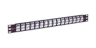 L-COM PR175F504-UABS Patch Panel, USB A/B Coupler, 16 Ports