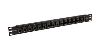 L-COM PR175F504B-6S Panel de Conexiones, RJ12 Coupler, 16 Puertos