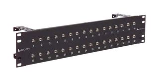L-COM PR35FC32CMB Patch Panel, FC Coupler, 32 Ports, 2U