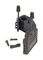 L-COM SD121-15 Carcasa Trasera D Sub, Negro, DA, 180°, PP (Polipropileno)