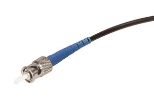 L-COM SFODPST-05 Fiber Optic Cable, Singlemode, 2 Fibers, 9µm / 125µm, ST Duplex to ST Duplex, 16.4 ft