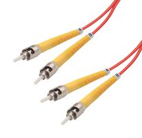 L-COM SFODST-RD-05 Fiber Optic Cable, Singlemode, 2 Fibers, 9µm / 125µm, 16.4 ft
