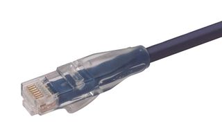 L-COM TRD695BL-75 Cable Ethernet, Cat6, RJ45 Macho a RJ45 Macho, UTP (par trenzado sin blindaje), Azul, 22.9 m