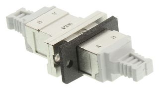 MOLEX 106115-1100 Fiber Optic Adapter, LC Duplex, LC Duplex, Die-Cast Body, Straight Adapter