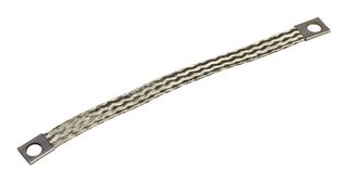 SQUARE D BY SCHNEIDER ELECTRIC NSYEB156D6 Ground Strap, Eyebolt, 6mm², Lug to Lug, 5.9 ", 150 mm