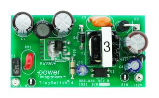 POWER INTEGRATIONS RDK-839 Reference Design Board, TNY288PG, Major Appliances, 12W Power Supply