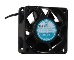 ORION FANS OA60EC-UR-1WB AC Axial Fan, 115V / 230V, Square, 60 mm, 25 mm, Ball Bearing, 19.5 CFM