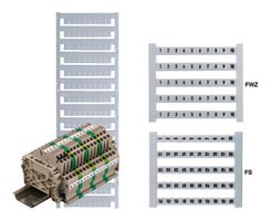 WEIDMULLER 0354361187 Terminal Block Marker, Terminal Marker, Conductors, Plug In Connectors, Electronic Sub Assemblies
