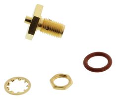 JOHNSON - CINCH CONNECTIVITY 142-0593-421 RF / Coaxial Connector, SMA Coaxial, Straight Bulkhead Jack, Solder, 50 ohm, RG405
