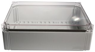 NVENT HOFFMAN Q403013PCICC Plastic Enclosure, IP66, NEMA 13, Junction Box, Polycarbonate, 400.1 mm, 300 mm, 123 mm, IP66