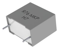 KEMET R76UI01004040J Power Film Capacitor, Double Metallized PP, Radial Box - 2 Pin, 100 pF, ± 5%, High Frequency