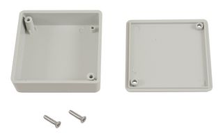 HAMMOND 1551TGY Plastic Enclosure, Handheld, ABS, 20 mm, 60 mm, 60 mm, IP54
