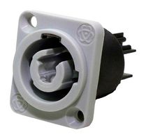 IO AUDIO TECHNOLOGIES IO-PRC3MPB High Power Connector, POWERLATCH Series, Plug, 250 VAC, 25 A, Panel Mount, Quick Connect