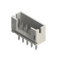 EDAC 140-505-415-001 Cabezal de Pin, Cable-a-Tarjeta, 2 mm, 1 Líneas, 5 Contactos, Recto Agujero Pasante, 140 Series