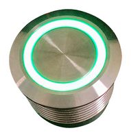 C&K COMPONENTS ATPS22SL5612M2SA04G Vandal Resistant Switch, ATPS22 Series, 22.2 mm, SPST, Momentary, Round