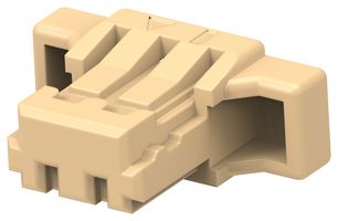 TE CONNECTIVITY 2495754-2 Connector Housing, Natural, 1Row, WTB Series, Receptacle, 2 Positions, 0.8 mm