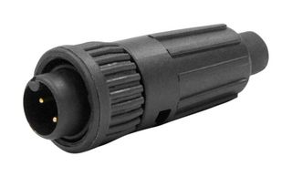 SWITCHCRAFT/CONXALL 6280-3PG-522 Circular Connector, Sealed Circular Connector, Mini-Con-X Series, Cable Mount Plug, 3 Contacts