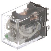 OMRON INDUSTRIAL AUTOMATION LY4-D DC24 Power Relay, 4PDT, 24 VDC, 10 A, LY Series, Socket, Non Latching