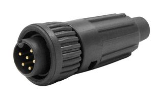 SWITCHCRAFT/CONXALL 6282-6PG-519 Circular Connector, Size 20, Sealed Circular Connector, Mini-Con-X Series, Cable Mount Plug