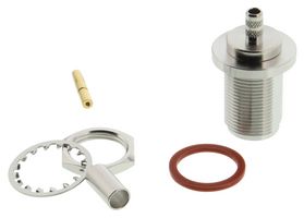 AMPHENOL RF 172106 RF / Coaxial Connector, N Type, Straight Bulkhead Jack, Crimp, 50 ohm